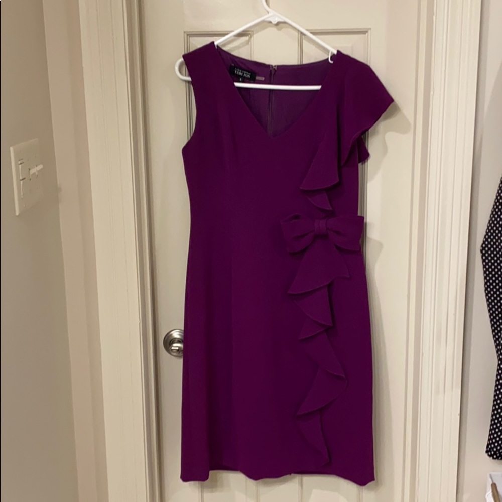 Elegant Teri Jon Purple Dress